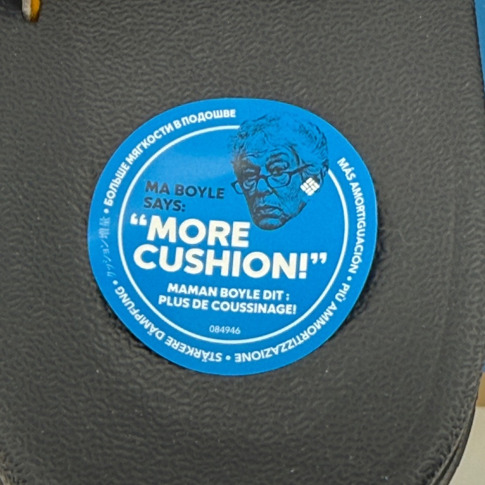 Columbia Hood River Flip Flops Mens Size 11 Sandals Kettle Shark‎ BM6923-005 NEW - Picture 10 of 14